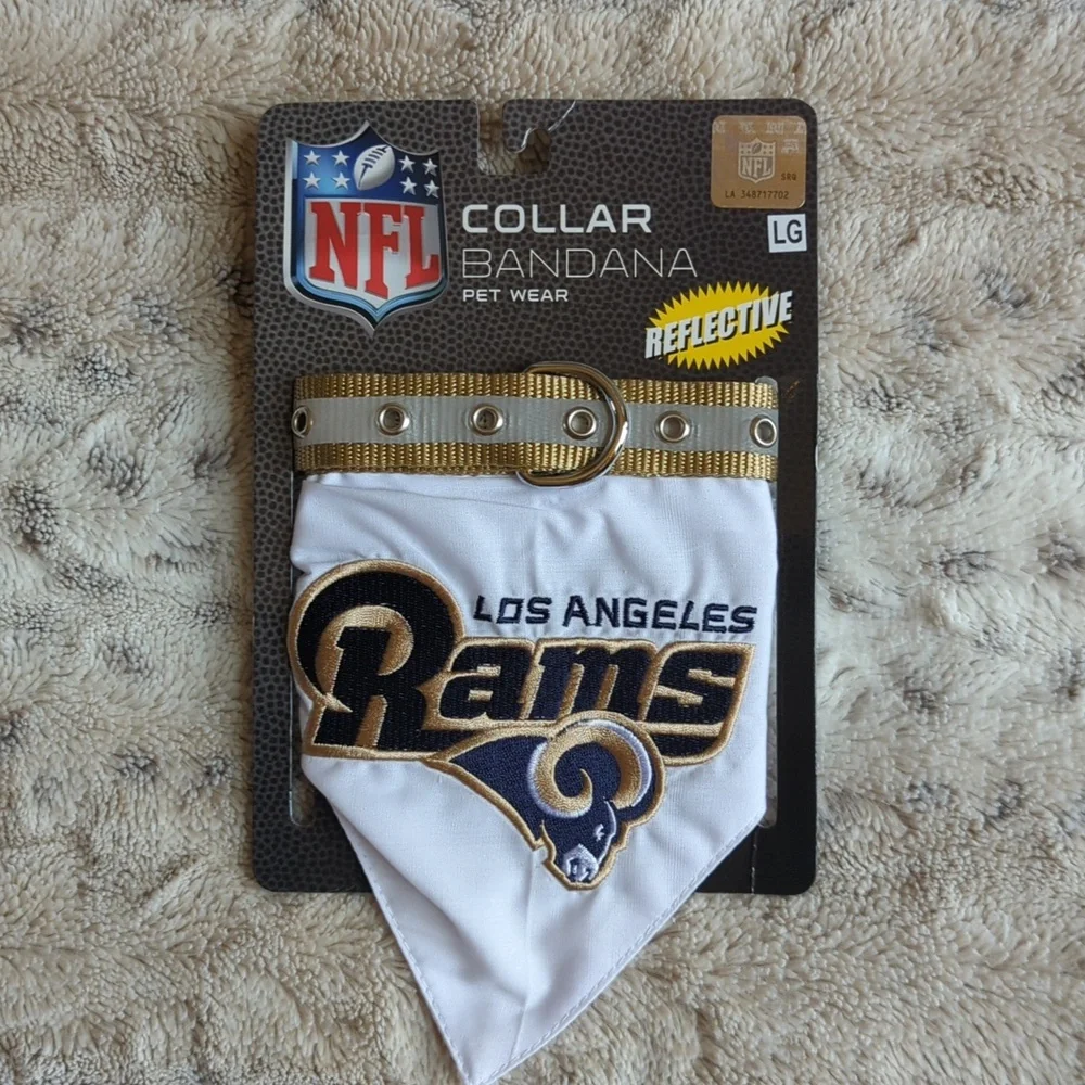 Los Angeles Rams Officially Licensed NFL Collar Bandana